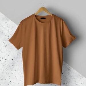 Chocolate Brown Plain T-Shirt