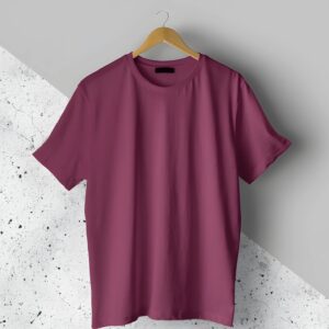 Rose wood Plain T-Shirt