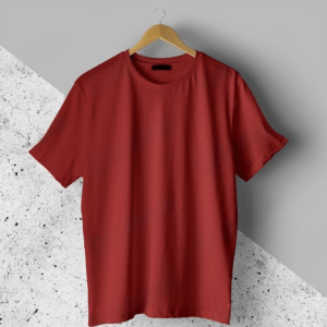 Maroon Plain T-Shirt