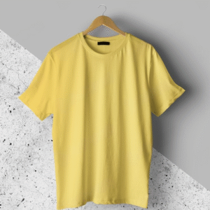 Mustard Yellow Plain T-Shirt