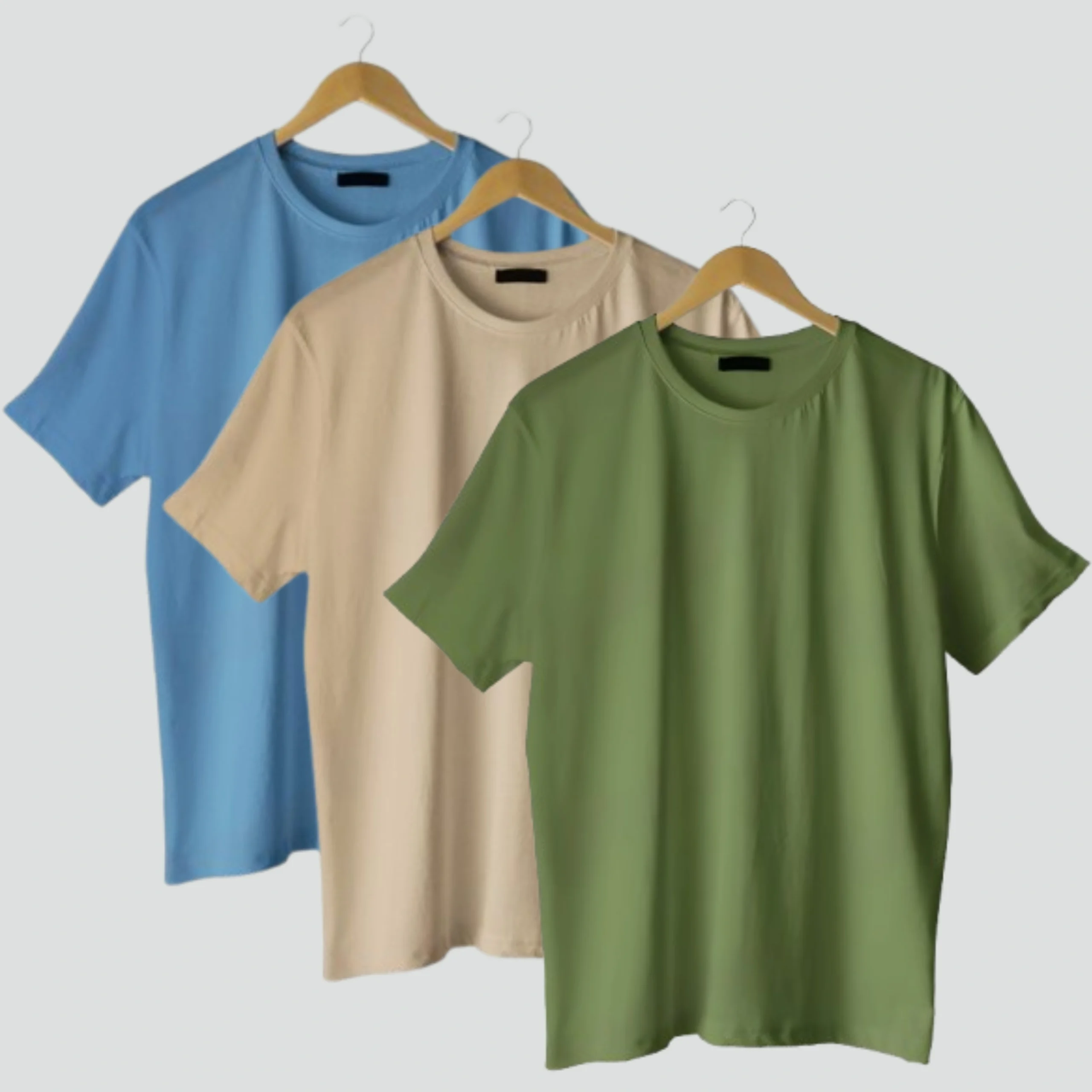 Pack of 3 Plain T-Shirt