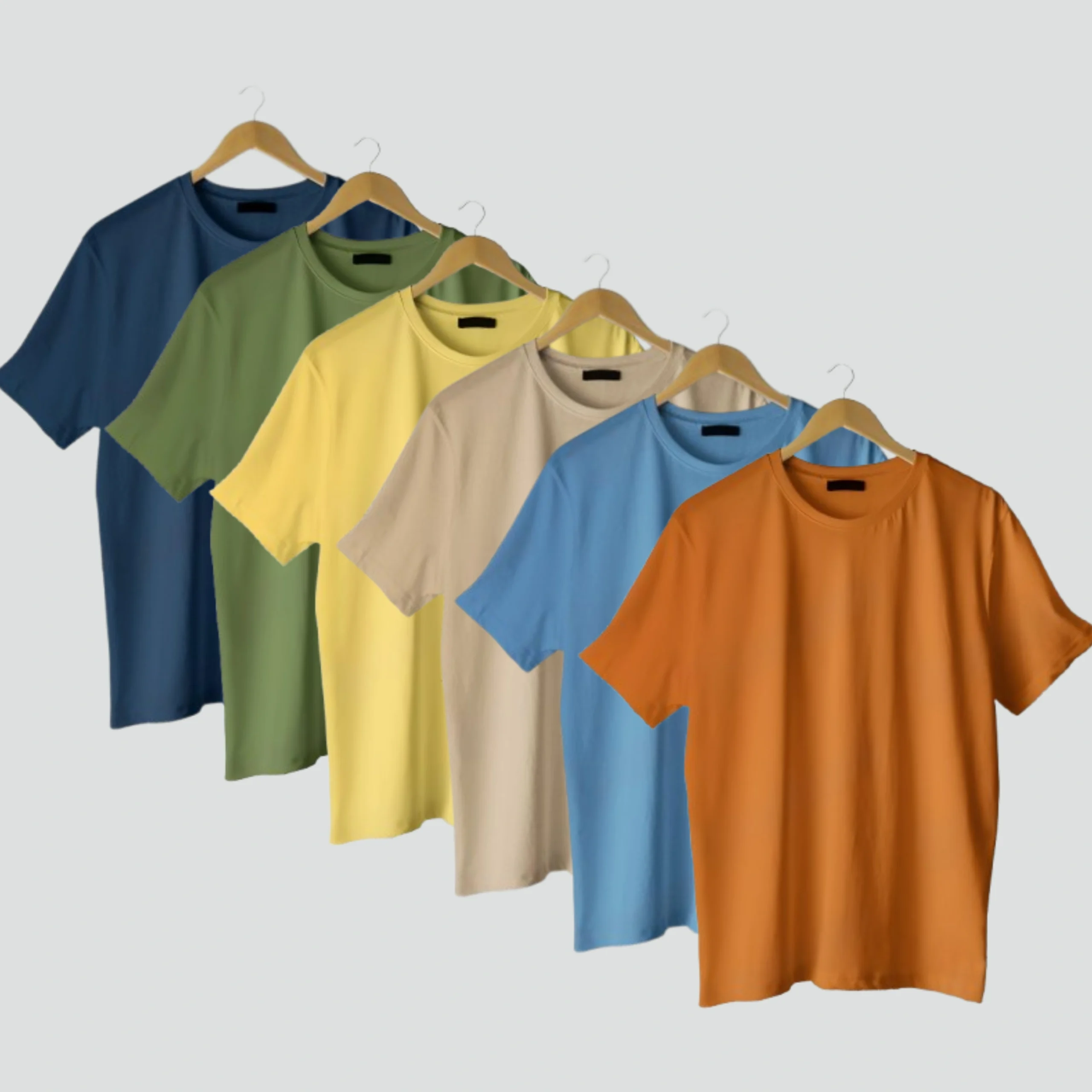 Pack of 6 Plain T-Shirt