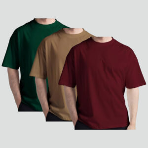 Pack of 3 Drop Shoulder Shirts
