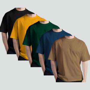 Pack of 5 Drop Shoulder Shirts