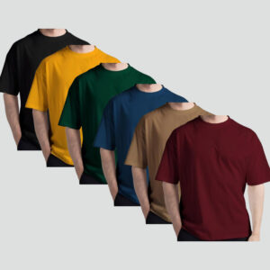 Pack of 6 Drop Shoulder Shirts