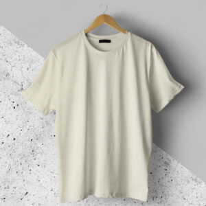 Beige Plain T-Shirt | High Quality T-Shirt