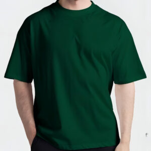 Bottle Green Drop Shoulder Shirt | High Quality Shirt