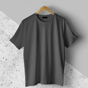 Dark Gray Plain T-Shirt | High Quality T-Shirt