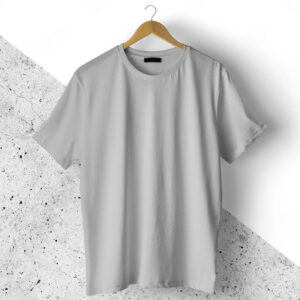 Heater Gray Plain T-Shirt | High Quality T-Shirt
