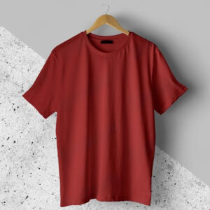 Maroon Plain T-Shirt | High Quality T-Shirt