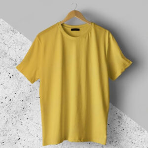 Mustard Plain T-Shirt | High Quality T-Shirt
