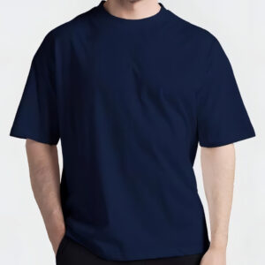 Navy Blue Drop Shoulder Shirt | High Quality Shirt