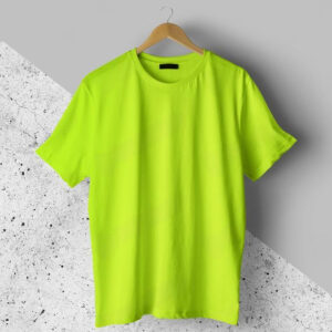 Neon Green Plain T-Shirt | High Quality T-Shirt