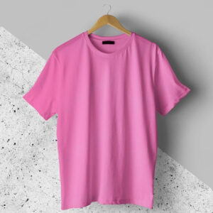 Pink Plain T-Shirt | High Quality T-Shirt