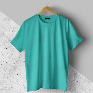 Sea Green Plain T-Shirt | High Quality T-Shirt