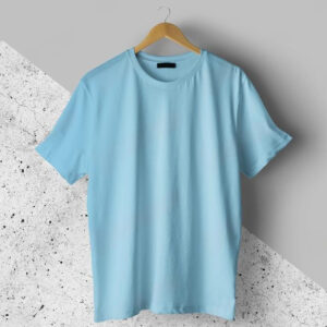 Sky Blue Plain T-Shirt | High Quality T-Shirt