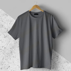 Steel Gray Plain T-Shirt | High Quality T-Shirt