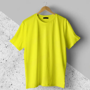Yellow Plain T-Shirt | High Quality T-Shirt